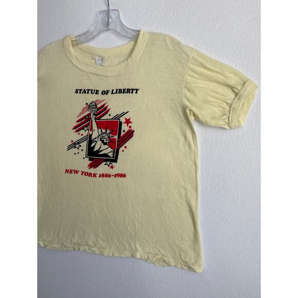 Vintage 1986 Statue of Liberty Centennial T-Shirt USA Single Stitch medium - Picture 8 of 12